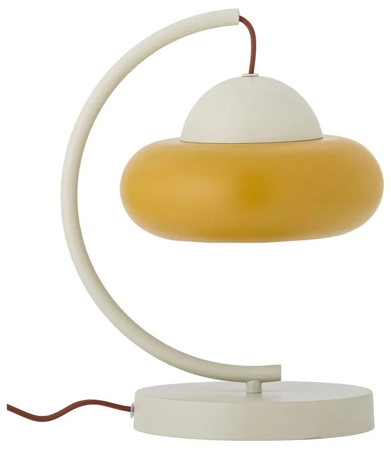 Lampa stołowa w kolorze ochry/kremowa (wysokość 34,5 cm) Bubble – Bloomingville