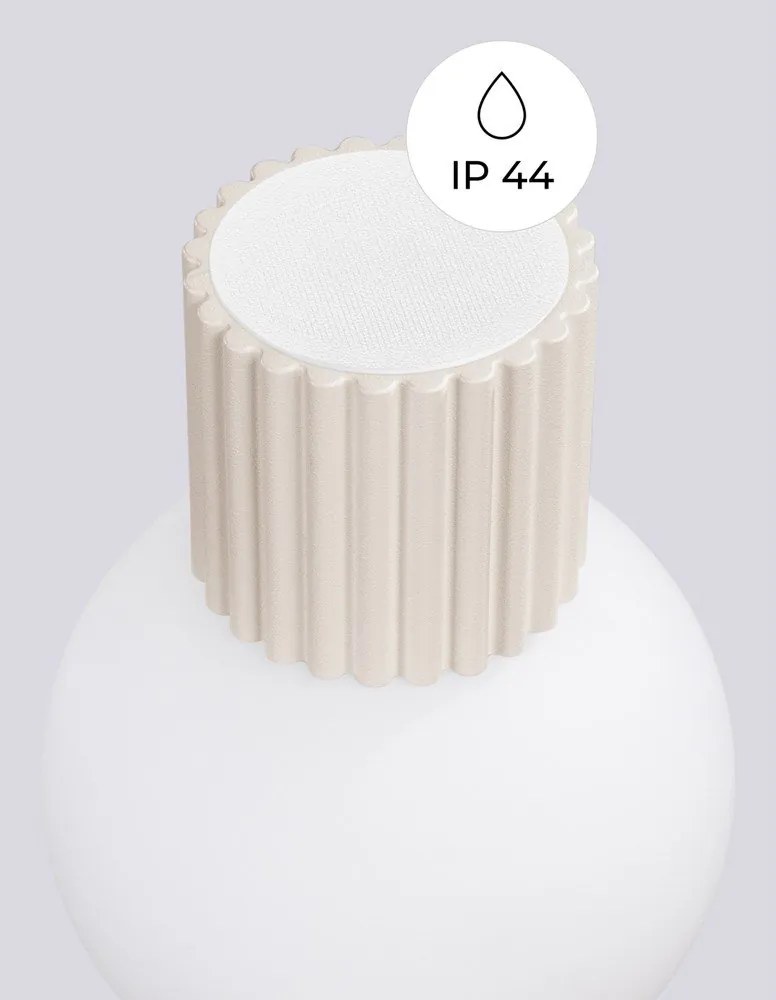 Kremowy kinkiet ø 12 cm Orbital – Sollux