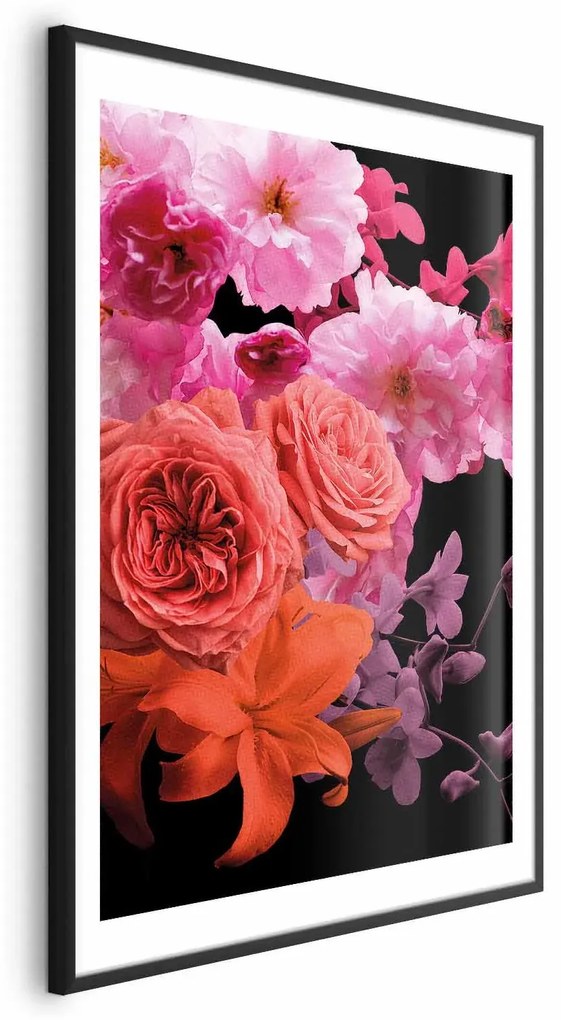 Plakat Wiosenna bryza 21x30 cm z ramą czarną z marginesem ARTGEIST B