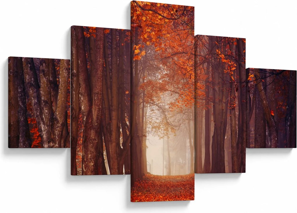 Obraz - Jesienny las (125x70 cm)