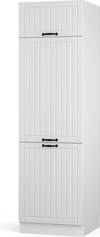 Szafka na lodówkę biały domek wiejski 60x58.1x206.8 fame-line