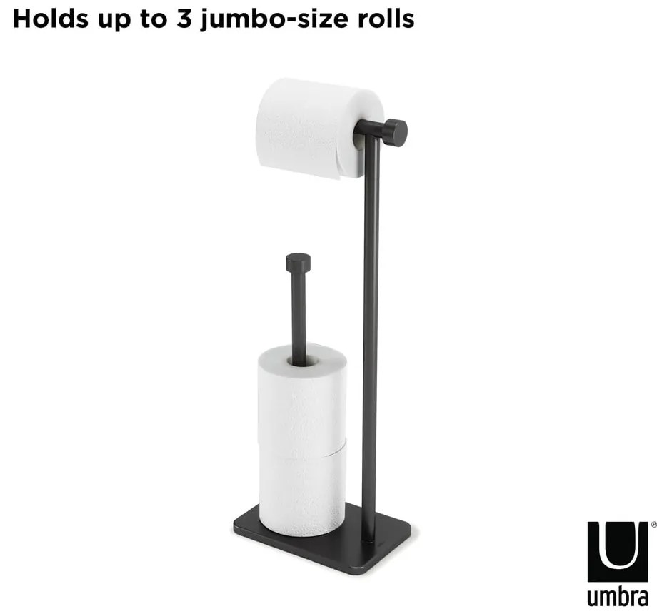 Stalowy stojak na papier toaletowy Cappa – Umbra