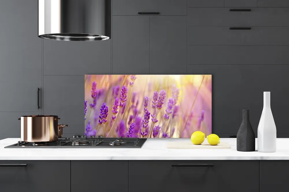 Dekor Szklany do Kuchni Pełnia Letniego Rozkwitu