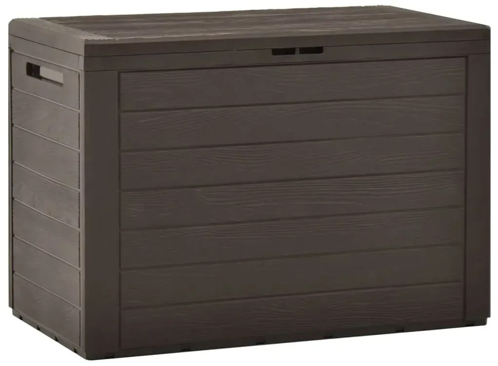 Brązowa zamykana skrzynia ogrodowa D9-G51