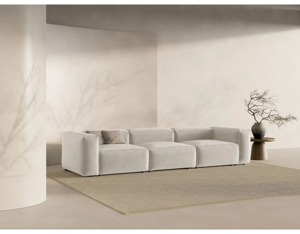 Beżowa sofa 364 cm Bergamo – Cosmopolitan Design
