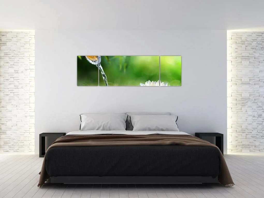 Obraz - Lotos (170x50 cm)