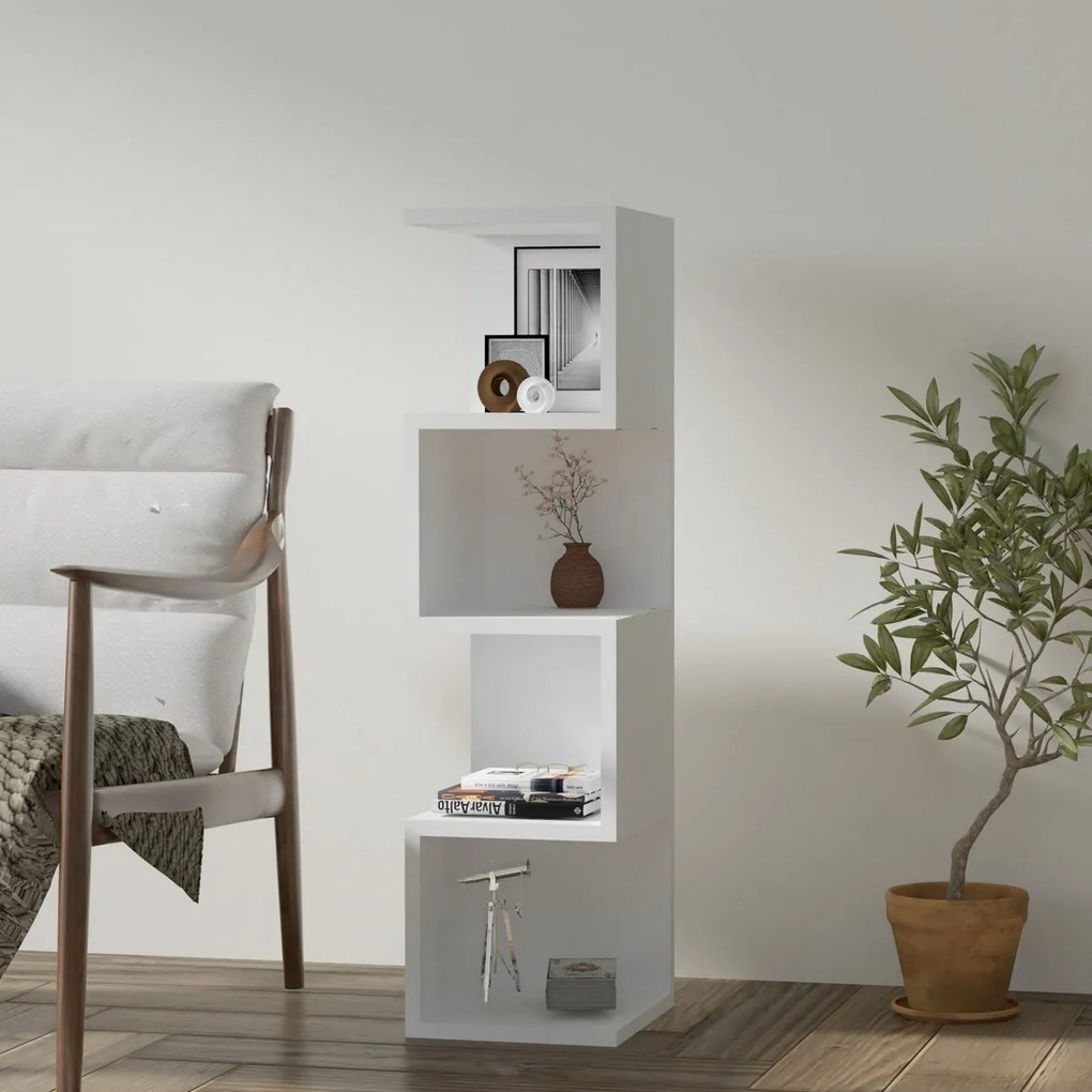 Biblioteczka na kółkach Alin White