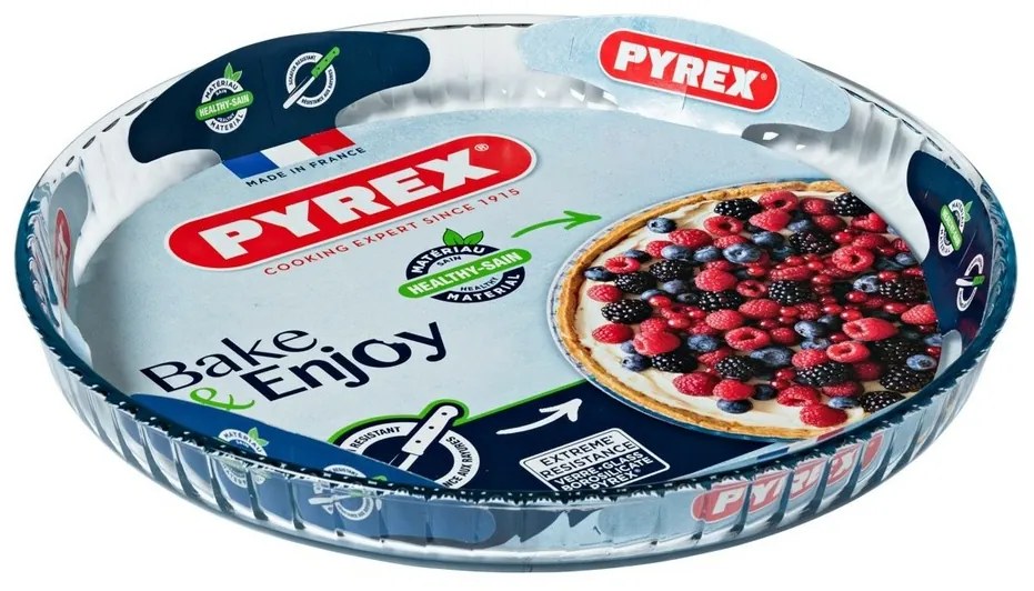Szklana forma do ciasta Pyrex 1,9 l, 31 x 4 cm