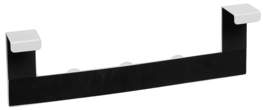 Biało-czarny metalowy wieszak na drzwi 35 cm – Casa Selección