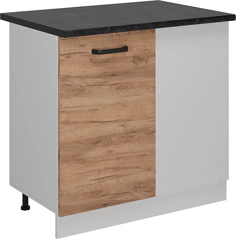 Szafka narożna złoty dąb energetyczny 86x60x81.6 r-line