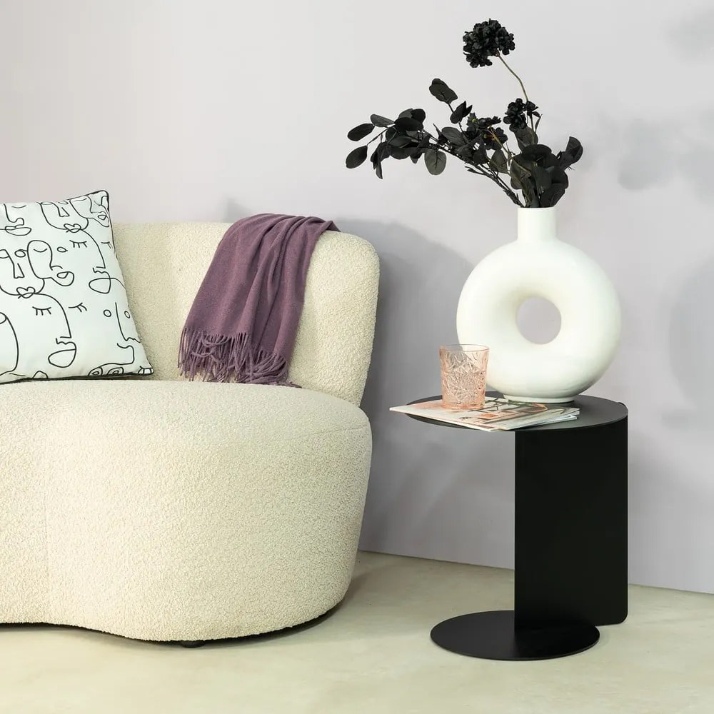 Metalowy okrągły stolik ø 40 cm Salsa – Spinder Design