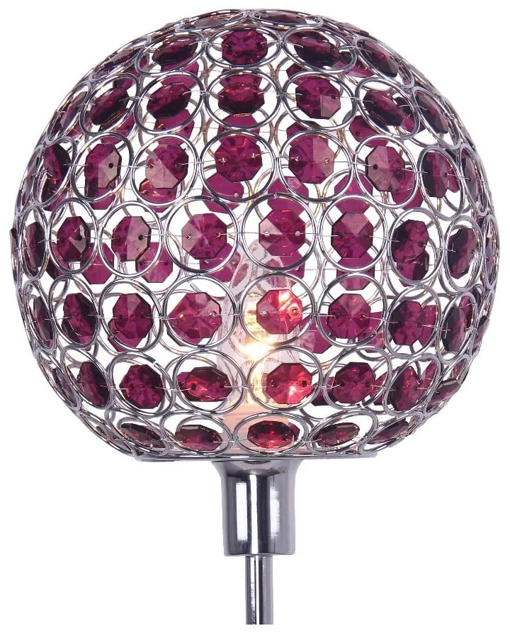 Fioletowa lampa stołowa SULION Venus
