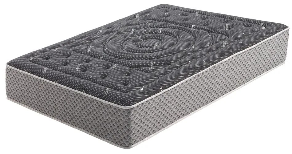 Średnio twardy/ekstra twardy piankowy materac dwustronny 80x200 cm Premium Black Multizone – Moonia