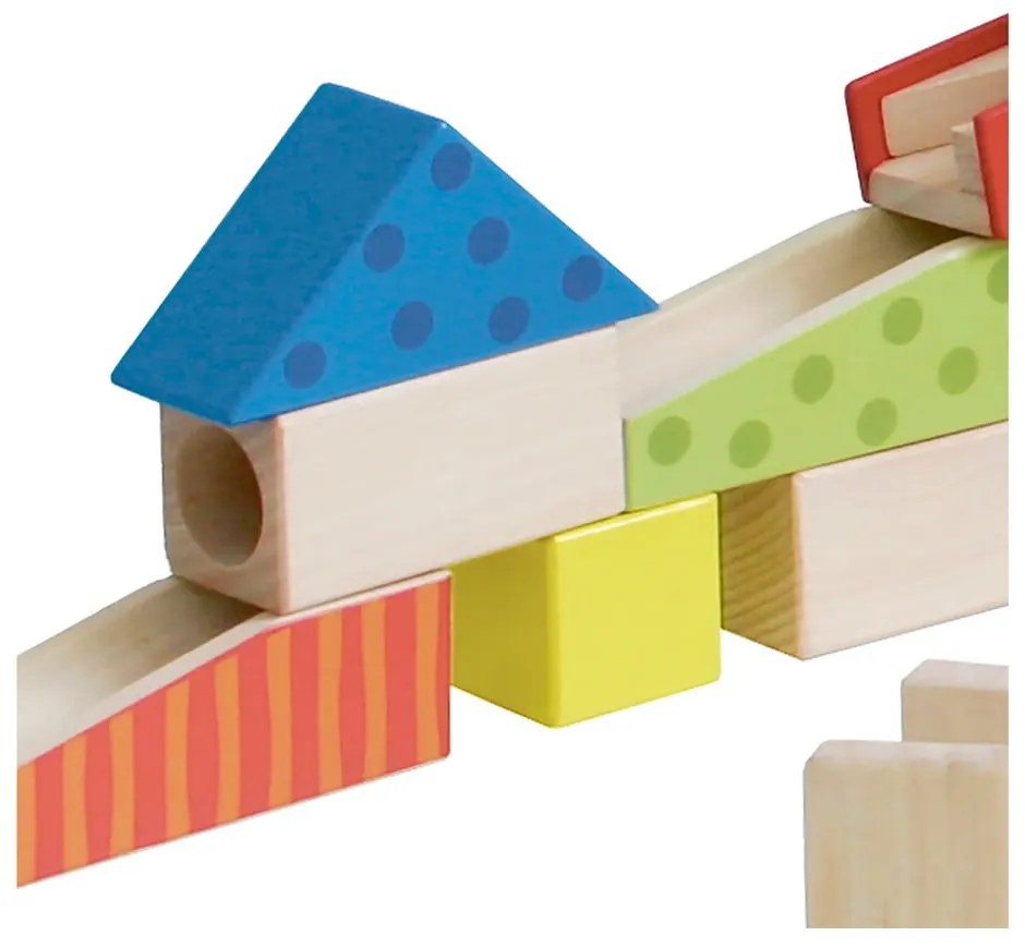 Drewniany tor kulkowy Marble Run – Roba
