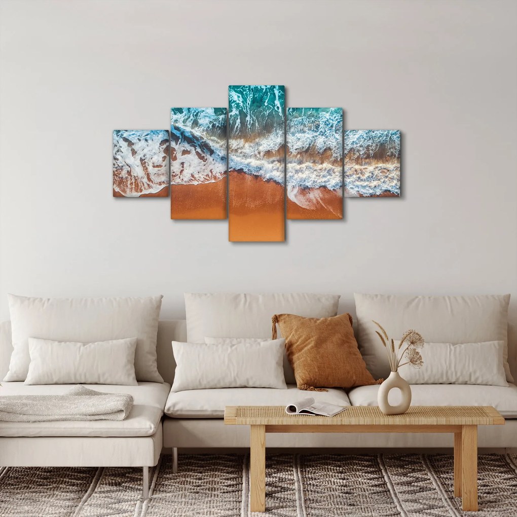 Obraz plaży morskiej (125x70 cm)
