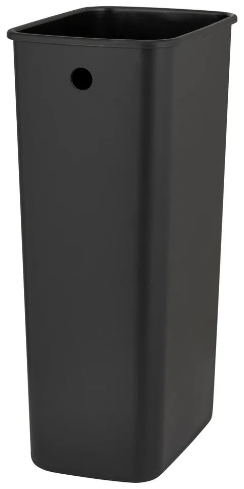 Stalowy kosz na śmieci z pedałem w kolorze matowej czerni 12 l Design – Wenko