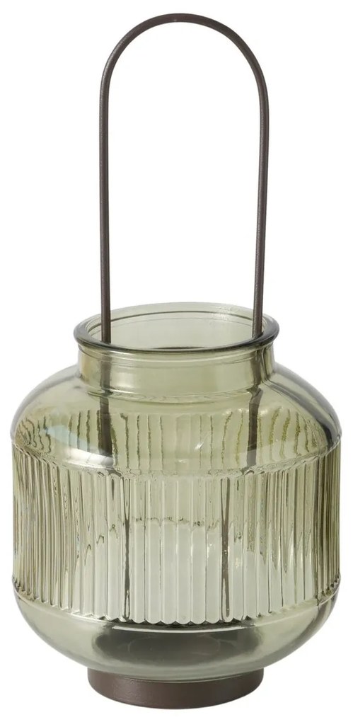 Świecznik szklany na tealight ZENOR, 29 cm