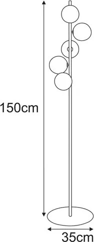 Podłogowa nowoczesna lampa S9-E37