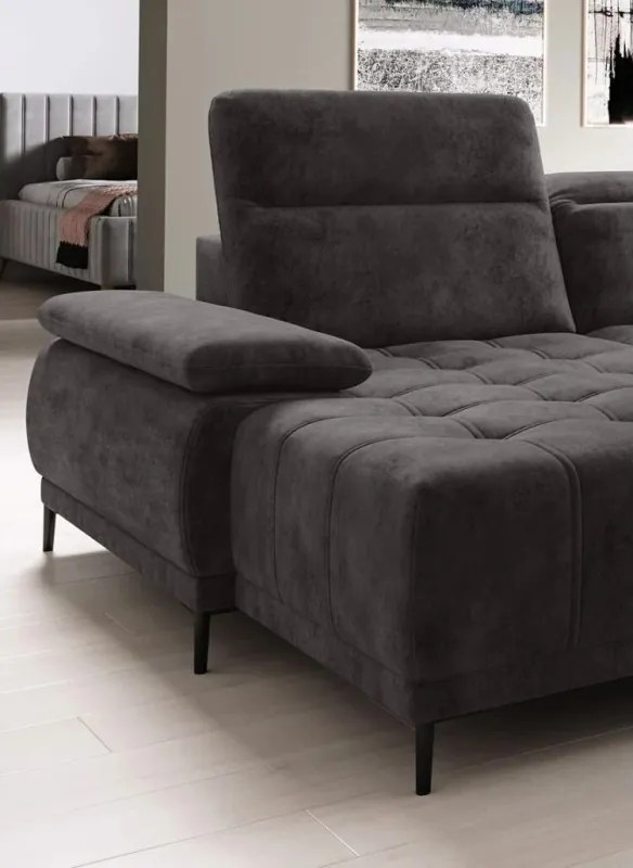 Narożnik FOCUS XL z elektryczną regulacją siedziska WERSAL