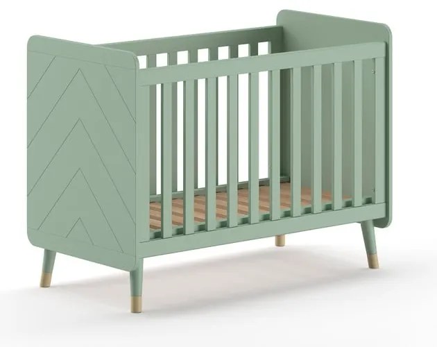 Morskie łóżeczko z litego drewna sosnowego 60x120 cm BILLY – Vipack