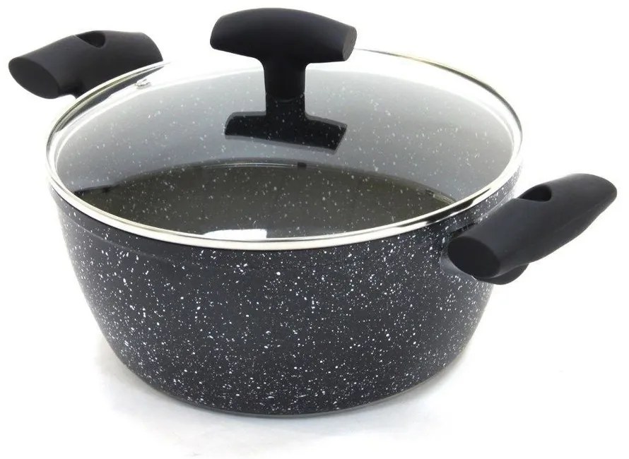 Garnek aluminiowy Ø 24 cm + pokrywka