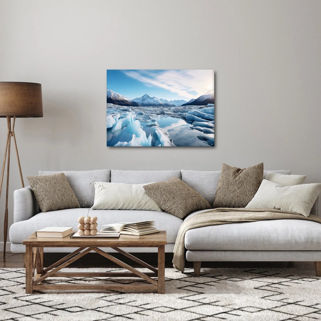Obraz - Formacje lodowcowe (70x50 cm)