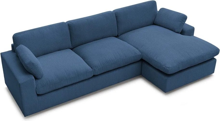 Niebieski sztruksowy narożnik Belair – Bobochic Paris