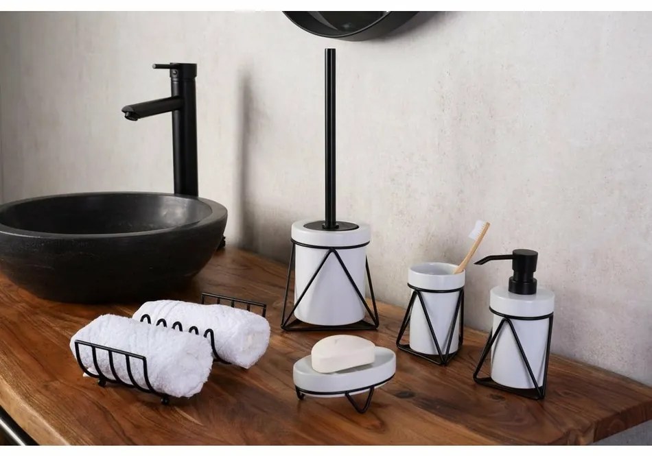 RIDDER 2163401 Mila szczotka toaletowa WC stojąca, czarny