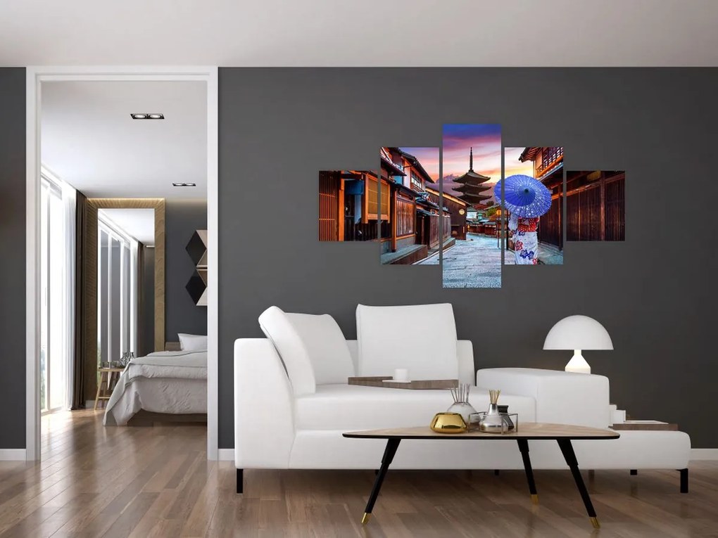 Obraz - Azjatka (125x70 cm)