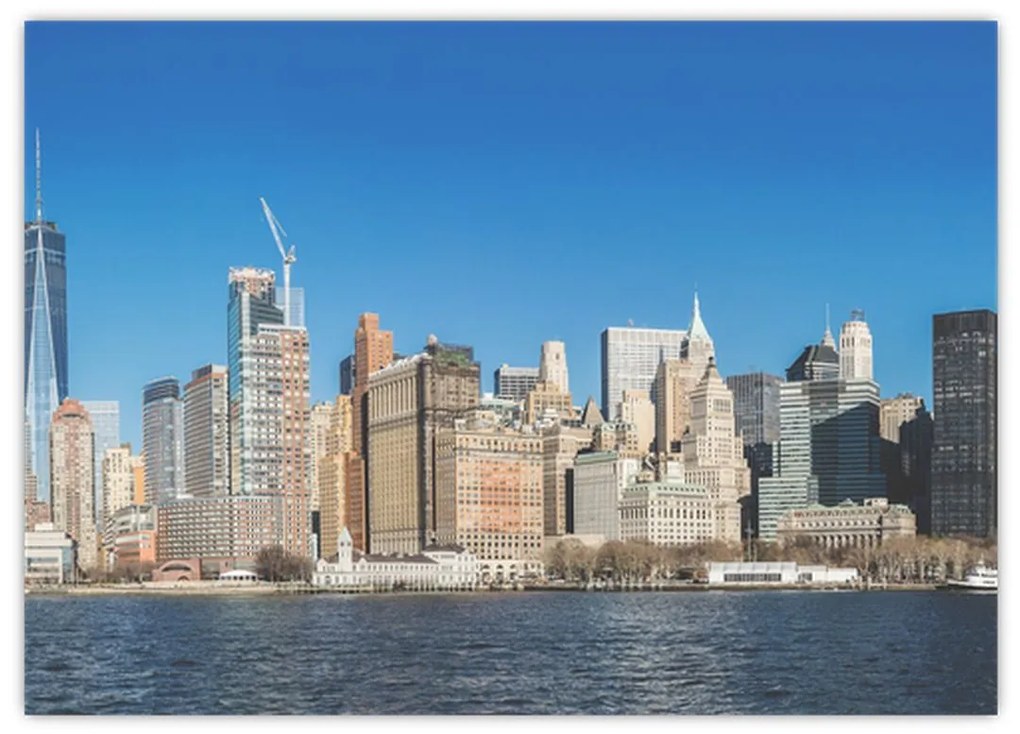 Obraz na szkle - Manhattan w Nowym Jorku (70x50 cm)