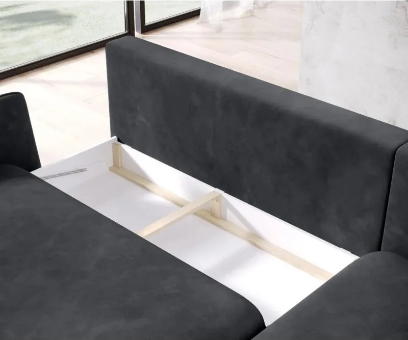 Narożnik SOLANO funkcja spania pojemnik poduszki WERSAL