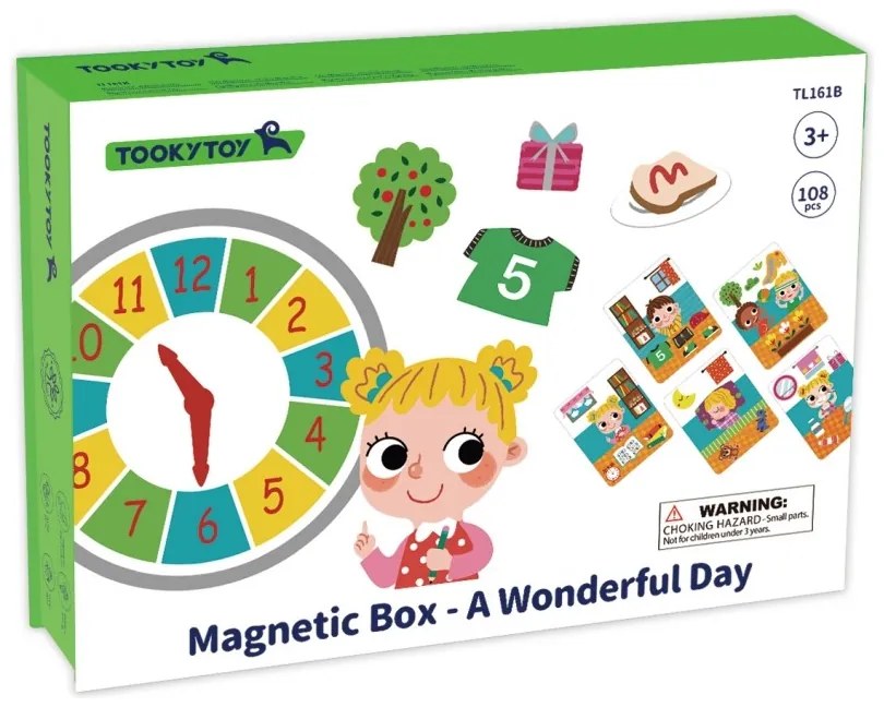 Tooky toy puzzle drewniane pudełko magnetyczne
