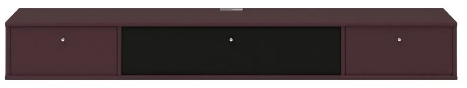 Bordowa szafka pod TV Mistral 035