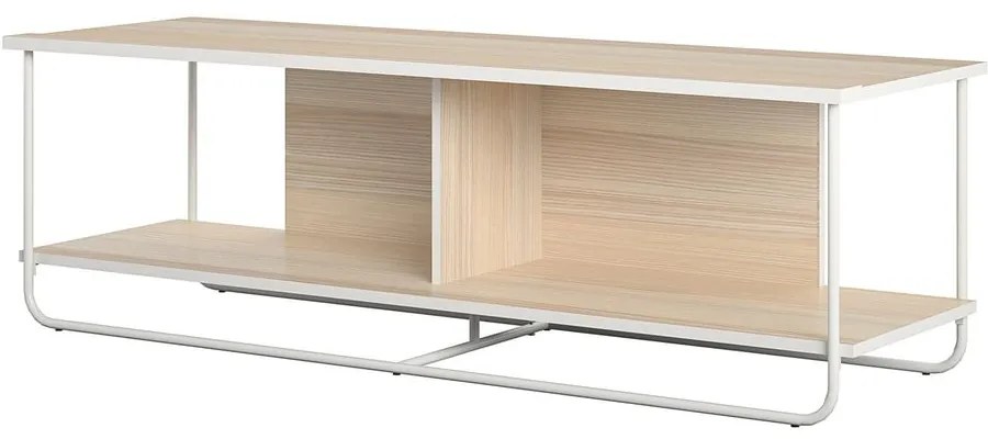 Szafka pod TV w dekorze brzozy 153x48 cm Dante – Queer Eye