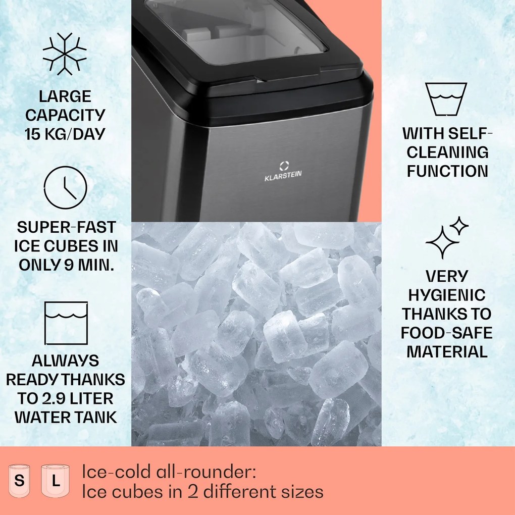 Klarstein Partytime kostkarka do lodu