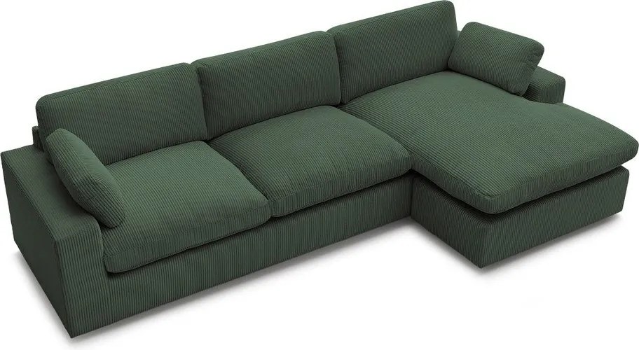 Zielony sztruksowy narożnik Belair – Bobochic Paris