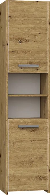 Szafka łazienkowa, Dąb Artisan, 170 x 40 x 30 cm