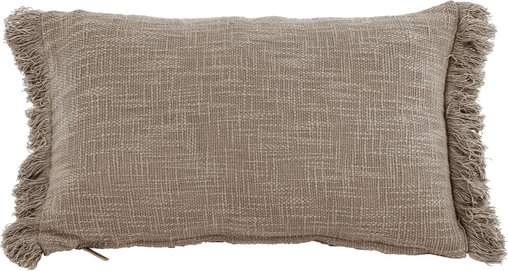 Poduszka dekoracyjna TISECO SOLID 30x50 cm, szarobrązowy