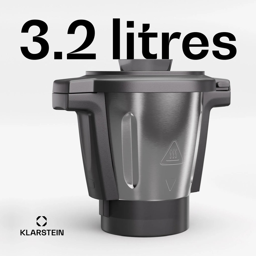 Klarstein Aria Smart, pojemnik do mieszania, 3,2 l, akcesoria, nieprzywierająca ceramika