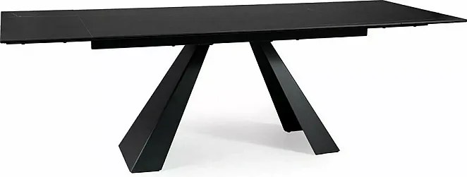 Stół rozkładany SALVADORE CERAMIC 160(240)x90 czarny sahara noir