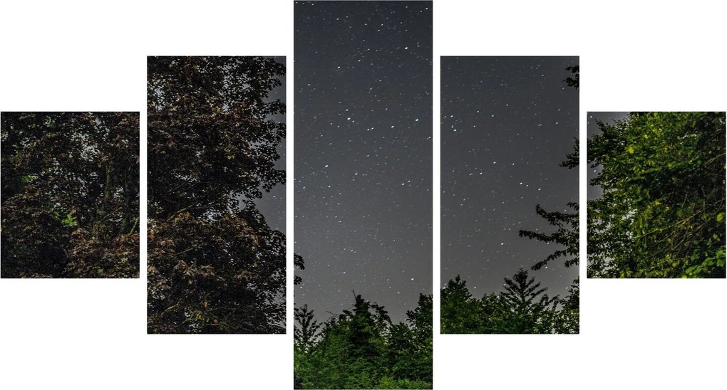 Obraz nocnego nieba (125x70 cm)