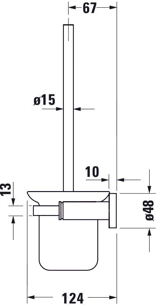 Duravit zestaw szczotek D-Code