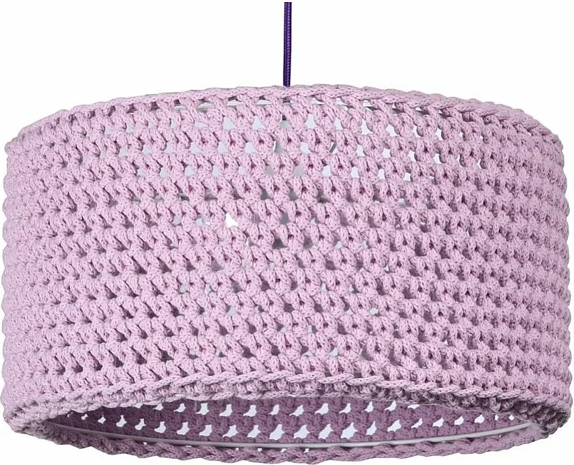 Lampa wisząca COTTON 40 fioletowa