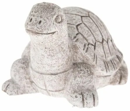 Dekoracja ogrodowa Żółw, beton, 11,5 x 7,5 x 8,5 cm, szary