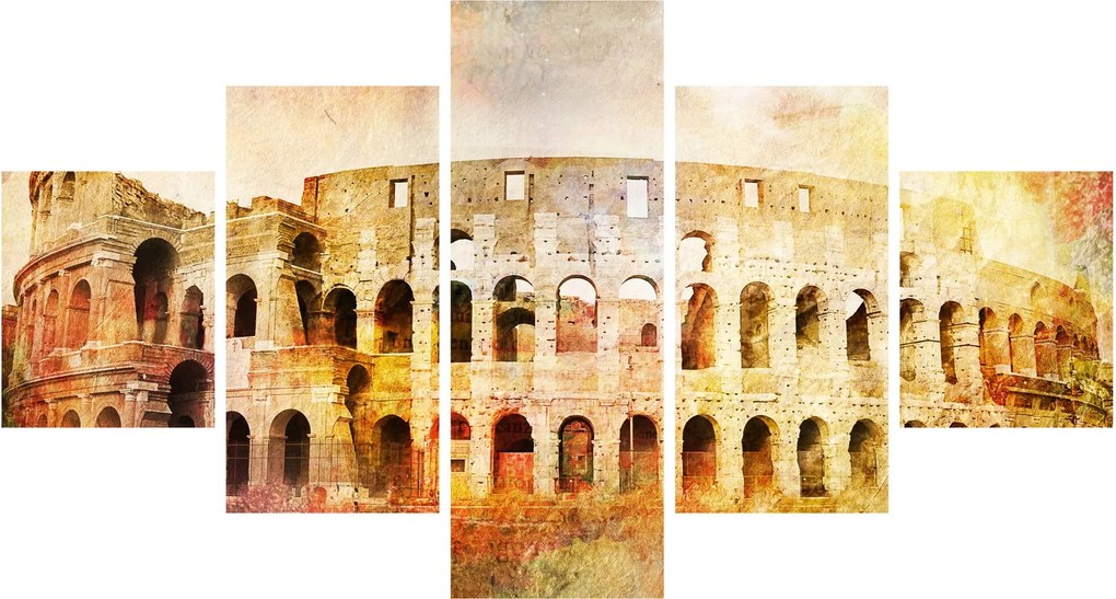 Obraz - Malarstwo cyfrowe, Koloseum, Rzym, Włochy (125x70 cm)