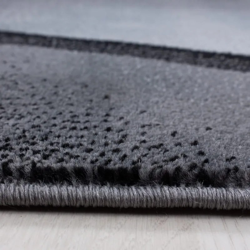 Dywan nowoczesny Plus Linie szaro-czarny 120 cm x 170 cm