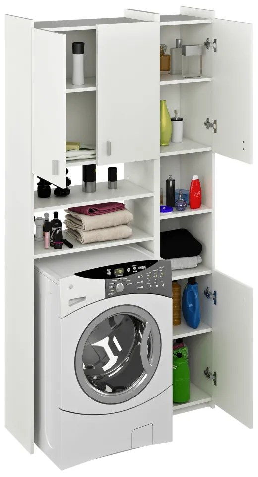 Szafka nad pralką MIRALI, biała