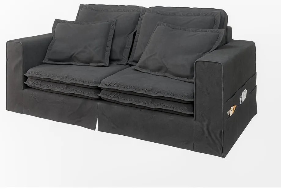 Antracytowa sofa 196 cm Nora – Ropez
