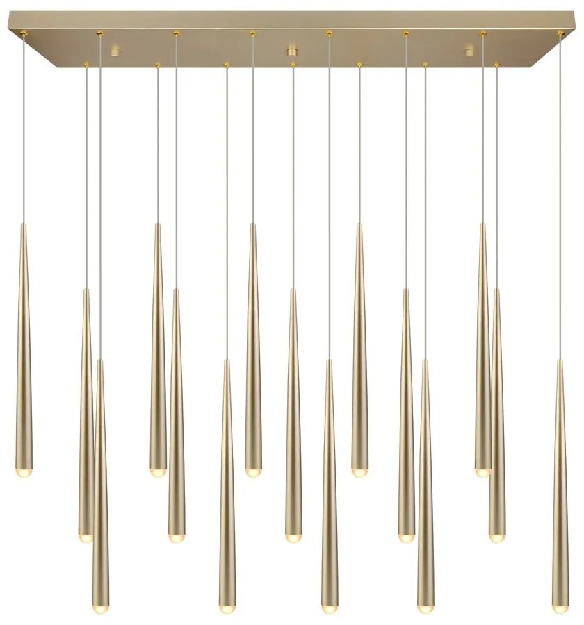 Lampa wisząca LED w kolorze złota Cala – Trio Select