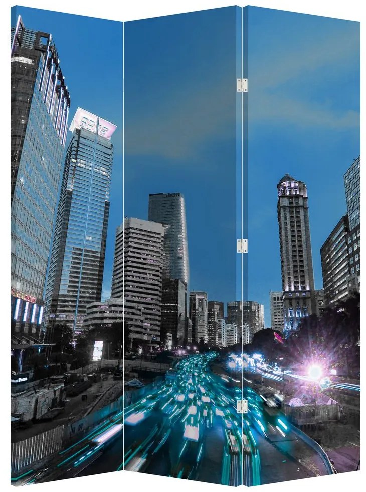 Parawan - Miasto nocą (126x170 cm)
